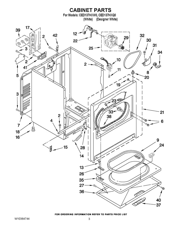 Diagram for CED137HXW0