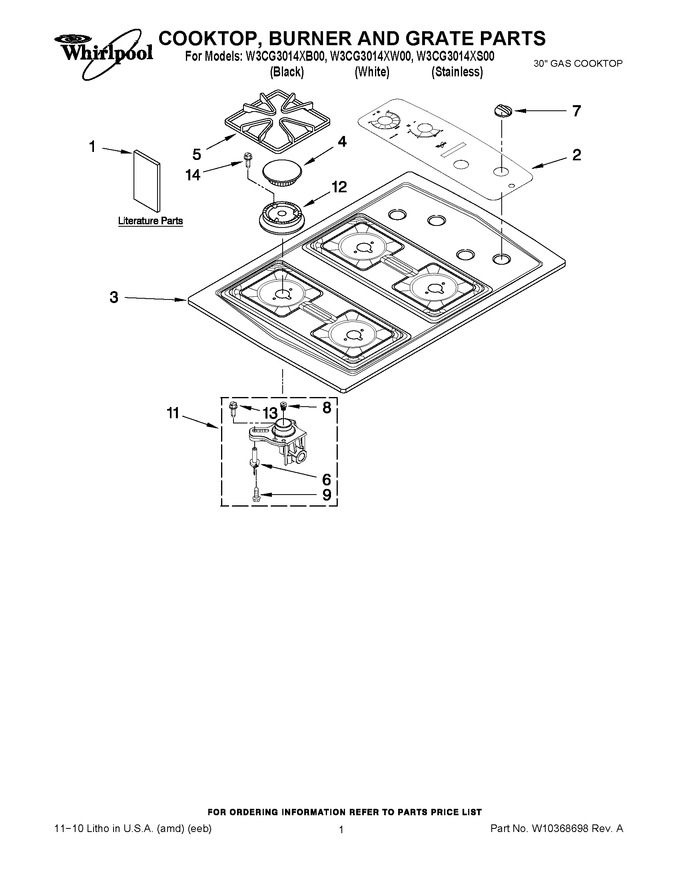 Diagram for W3CG3014XB00