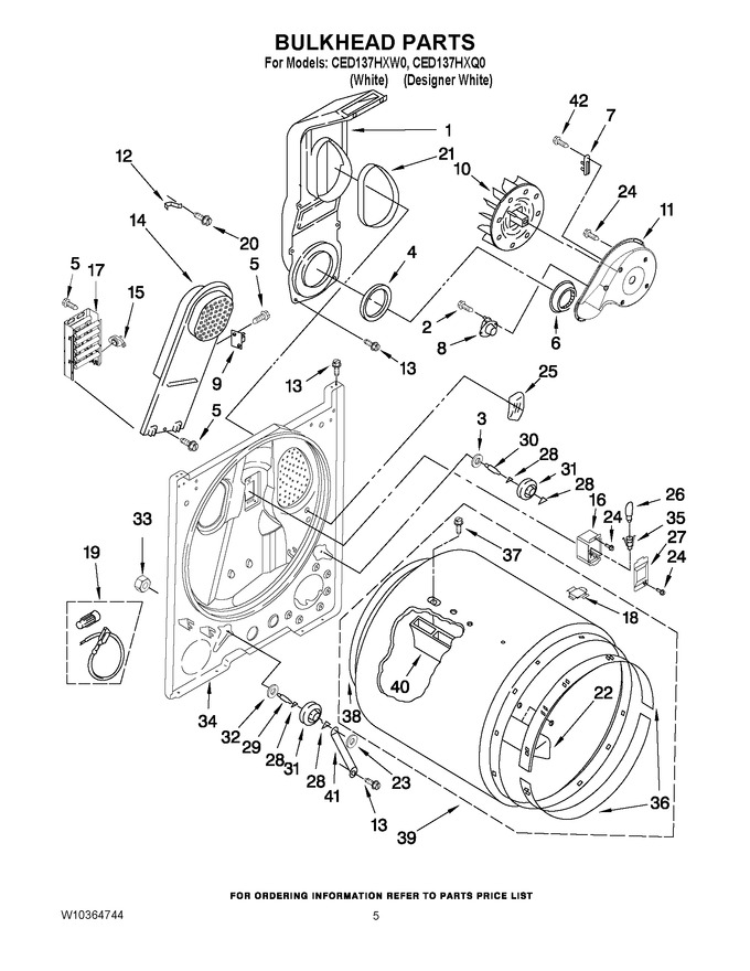 Diagram for CED137HXW0