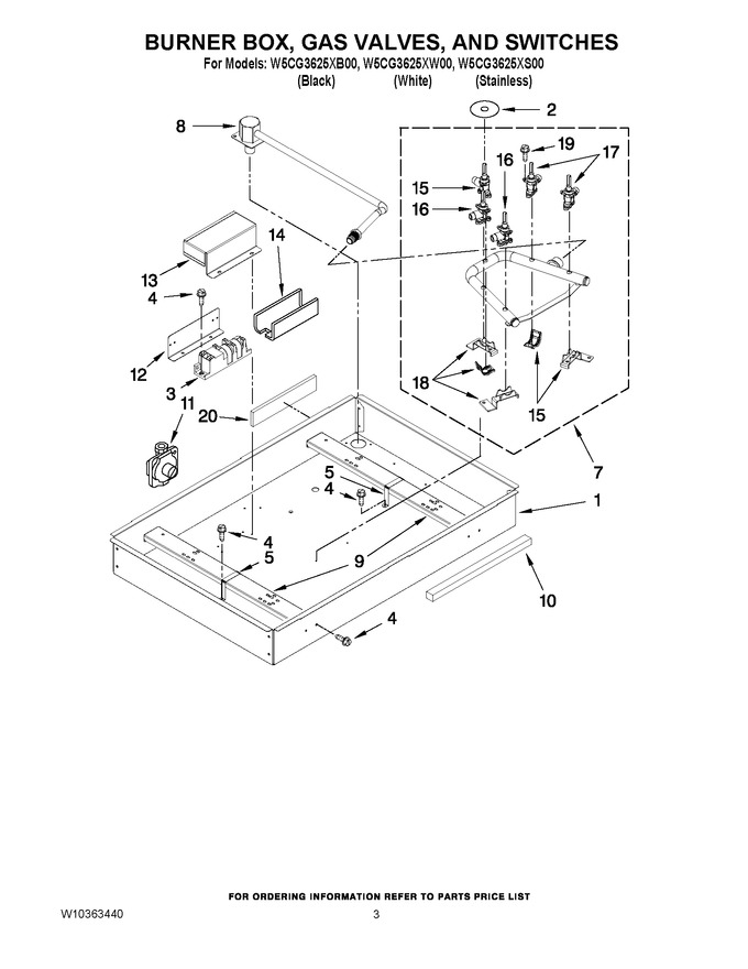 Diagram for W5CG3625XB00