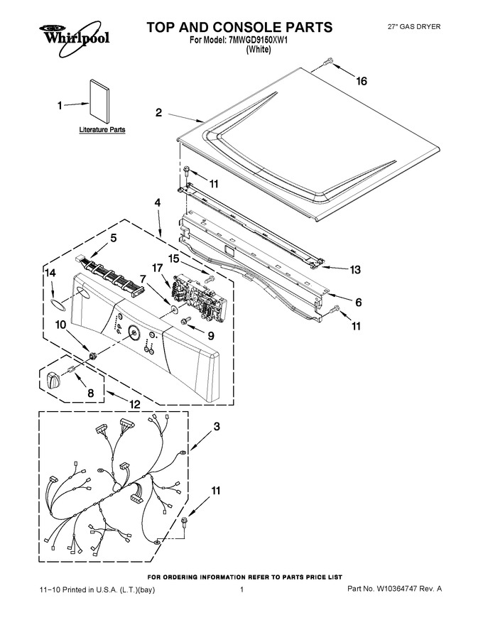Diagram for 7MWGD9150XW1