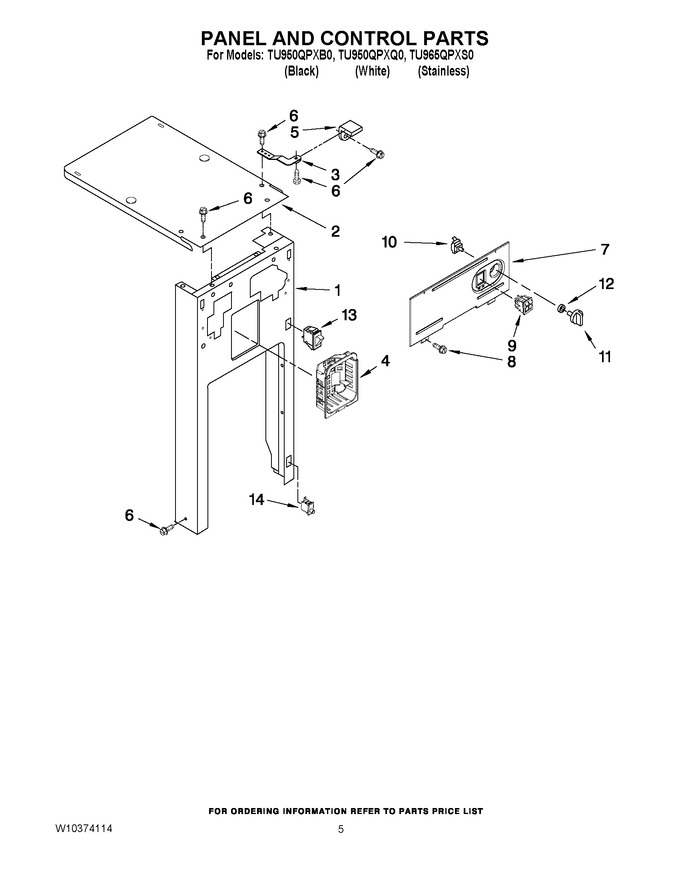 Diagram for TU950QPXB0
