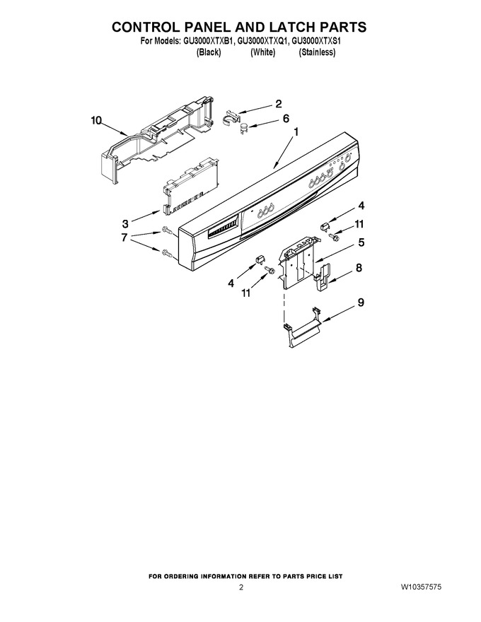 Diagram for GU3000XTXQ1