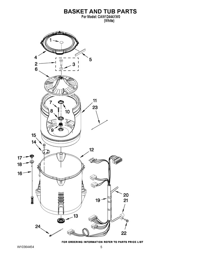 Diagram for CAW12444XW0