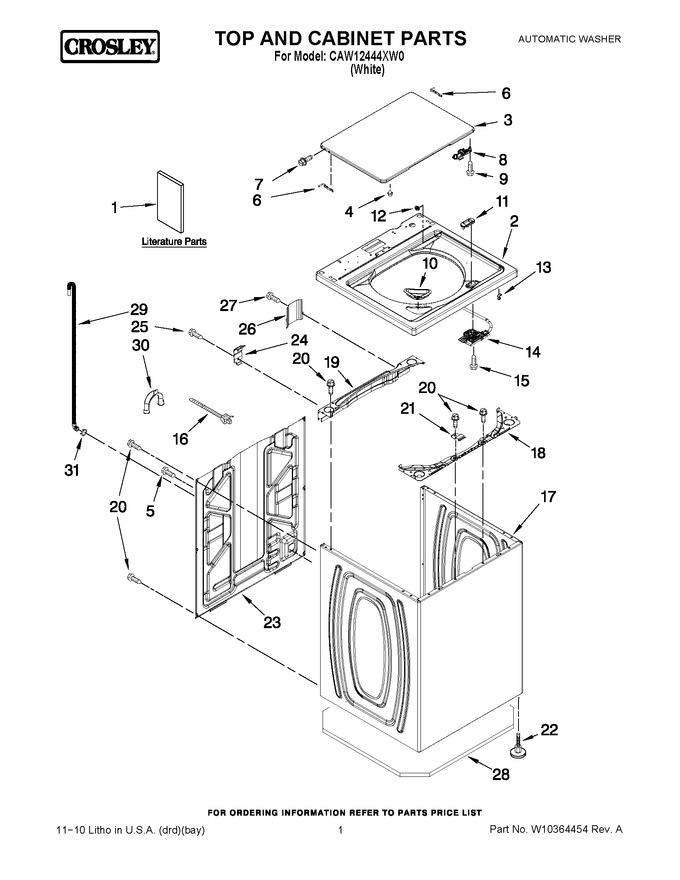 Diagram for CAW12444XW0