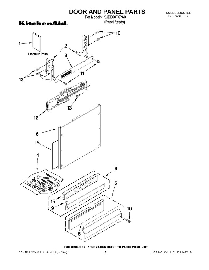 Diagram for KUDE60FXPA0