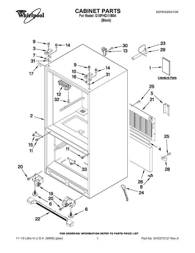 Diagram for GX5FHDXVB04