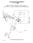 Diagram for 04 - W10293911 Burner Assembly