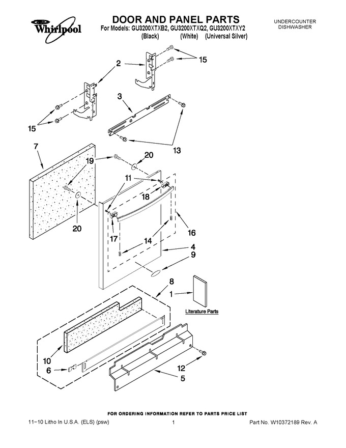 Diagram for GU3200XTXY2