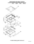 Diagram for 03 - Refrigerator Shelf Parts