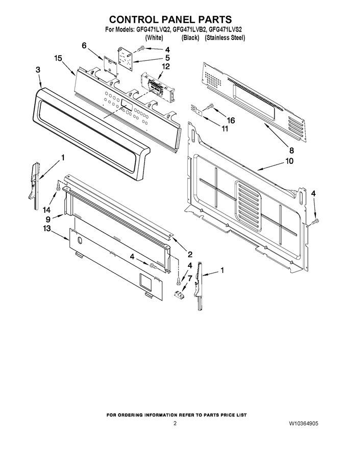 Diagram for GFG471LVB2
