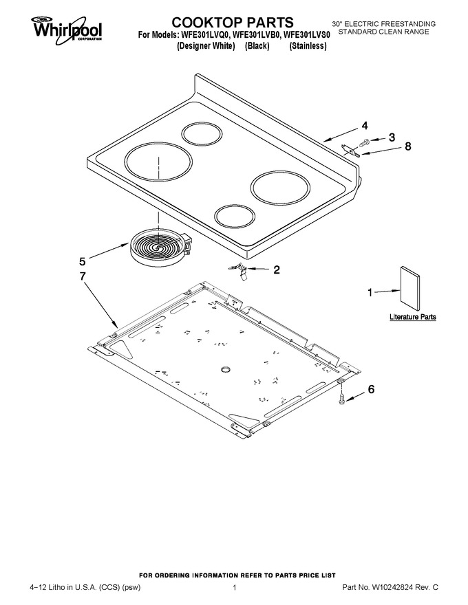 Diagram for WFE301LVQ0