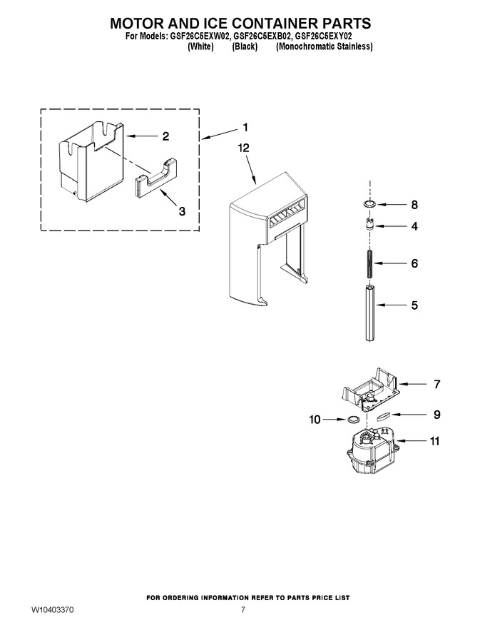 Diagram for GSF26C5EXB02