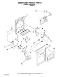 Diagram for 08 - Dispenser Front Parts