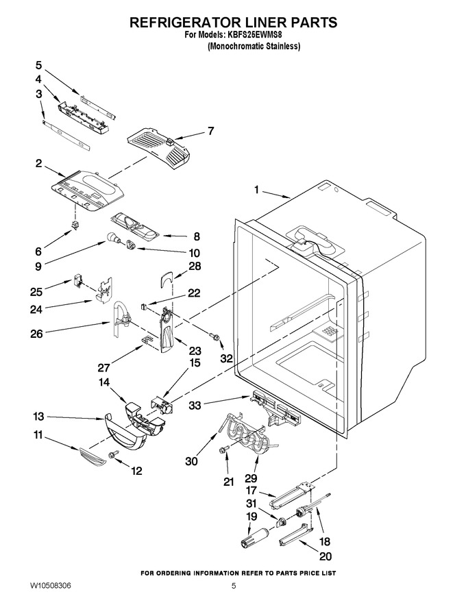 Diagram for KBFS25EWMS8