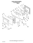 Diagram for 06 - Oven Door Parts