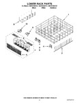 Diagram for 10 - Lower Rack Parts