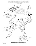 Diagram for 02 - Burners, Grates, And Lights Parts