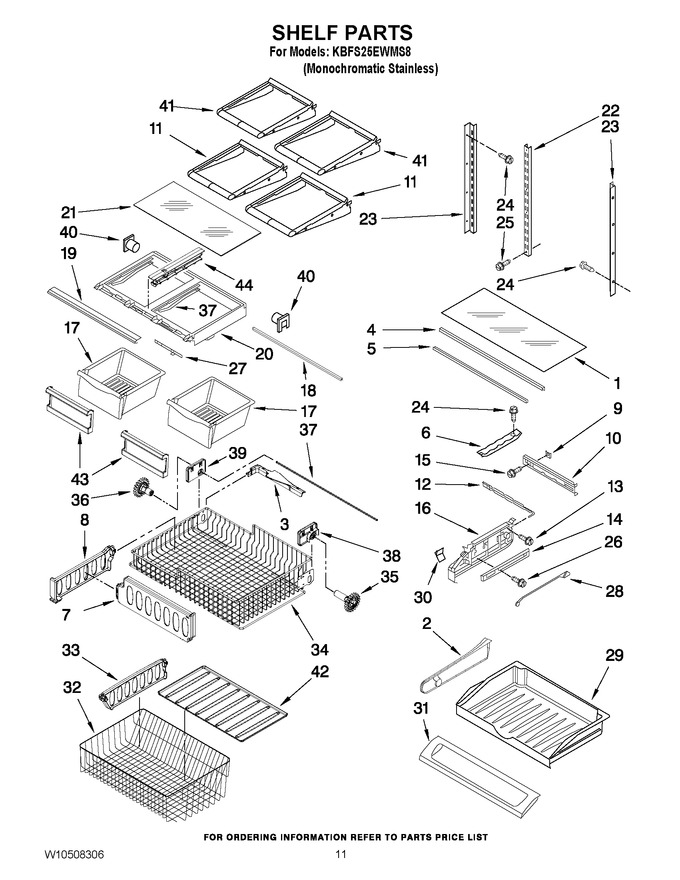 Diagram for KBFS25EWMS8