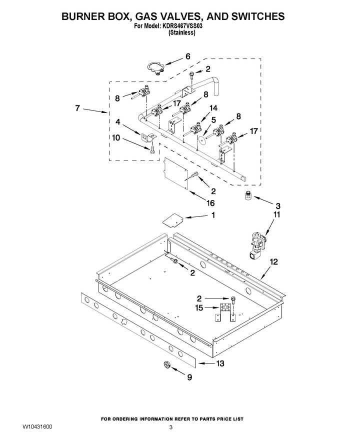 Diagram for KDRS467VSS03