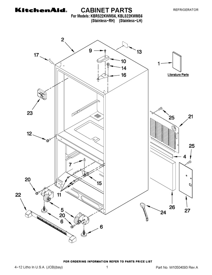 Diagram for KBRS22KWMS6