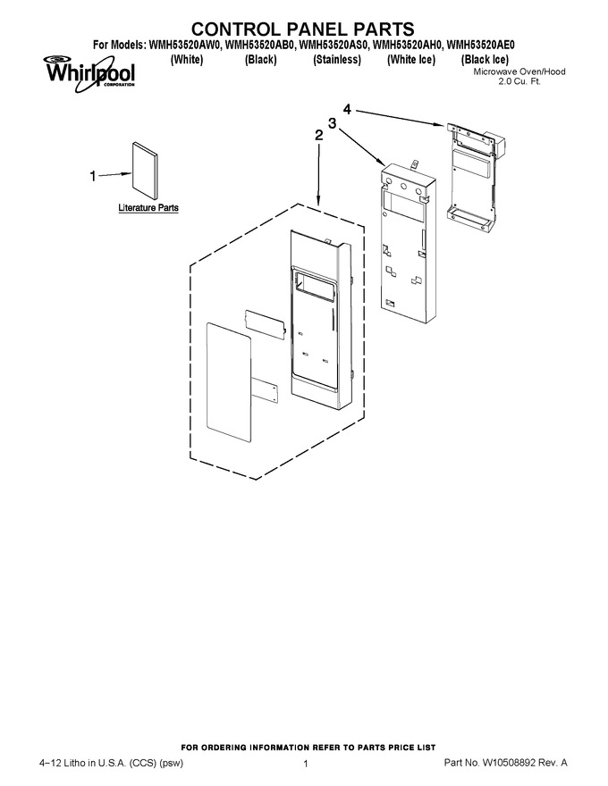 Diagram for WMH53520AE0