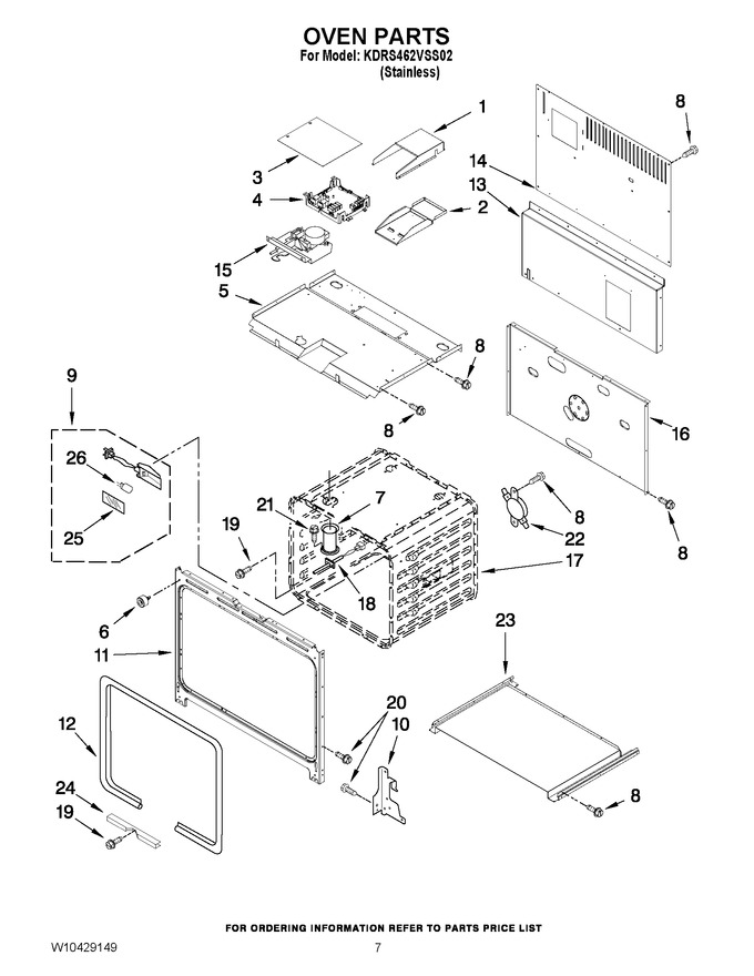 Diagram for KDRS462VSS02