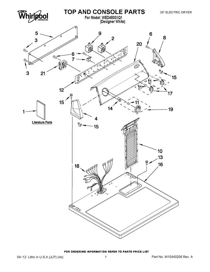 Diagram for WED4800XQ1