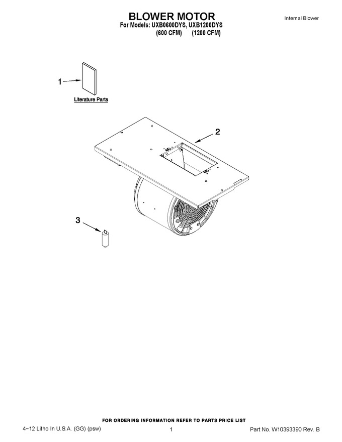 Diagram for UXB0600DYS