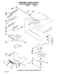 Diagram for 02 - Freezer Liner Parts
