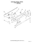 Diagram for 02 - Control Panel Parts
