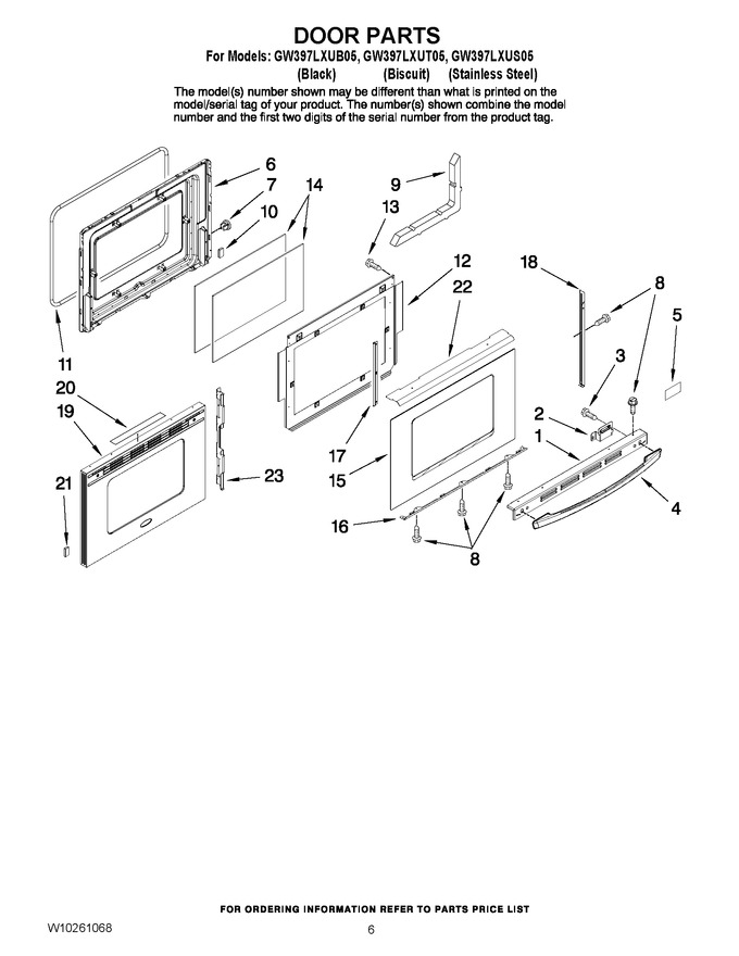Diagram for GW397LXUS05