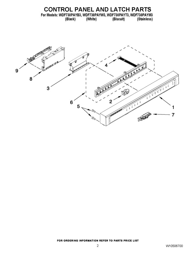 Diagram for WDF730PAYW3