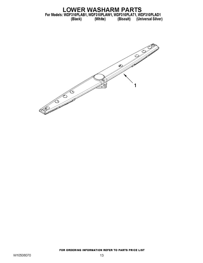 Diagram for WDF310PLAW1