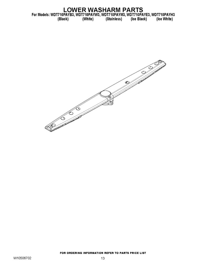 Diagram for WDT710PAYE3