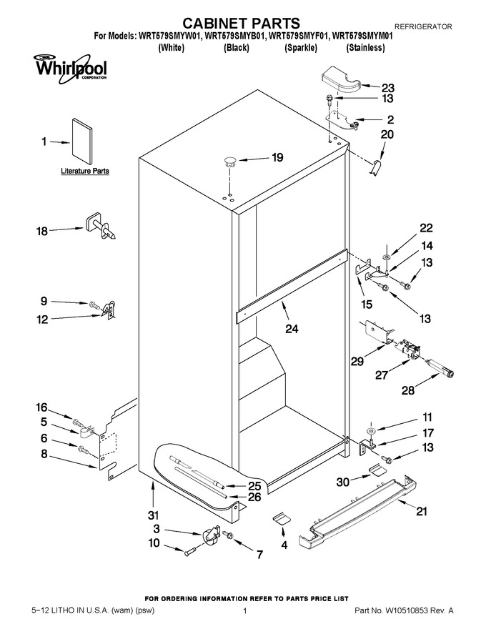 Diagram for WRT579SMYF01