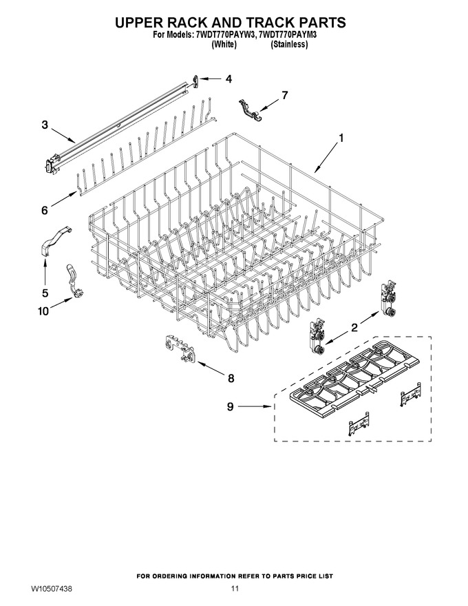 Diagram for 7WDT770PAYW3