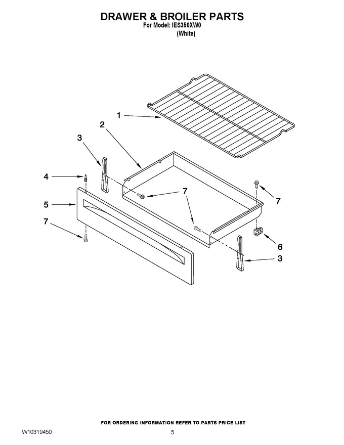 Diagram for IES350XW0