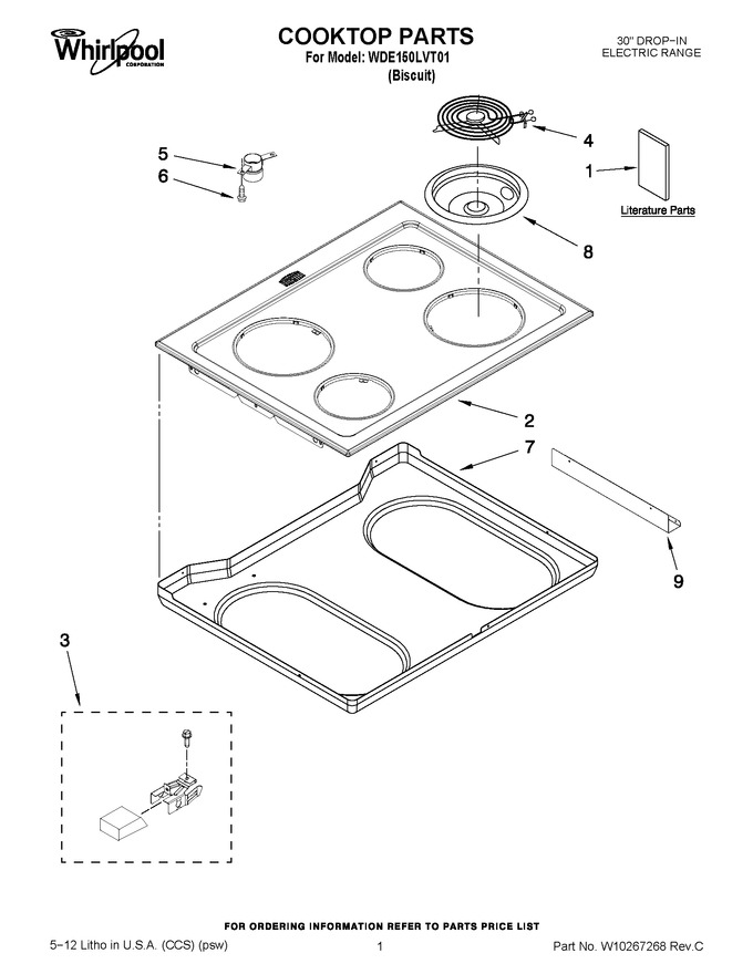 Diagram for WDE150LVT01