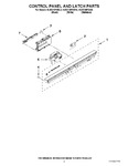 Diagram for 02 - Control Panel And Latch Parts