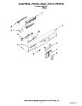 Diagram for 02 - Control Panel And Latch Parts