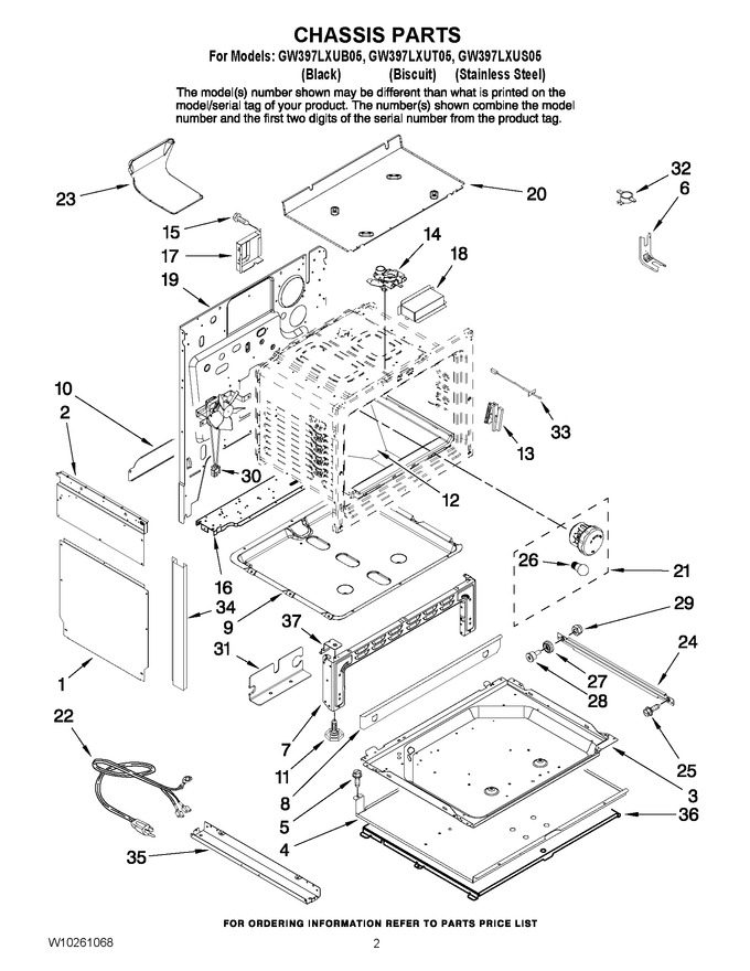 Diagram for GW397LXUB05