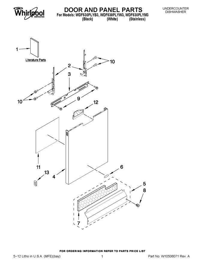 Diagram for WDF530PLYM3