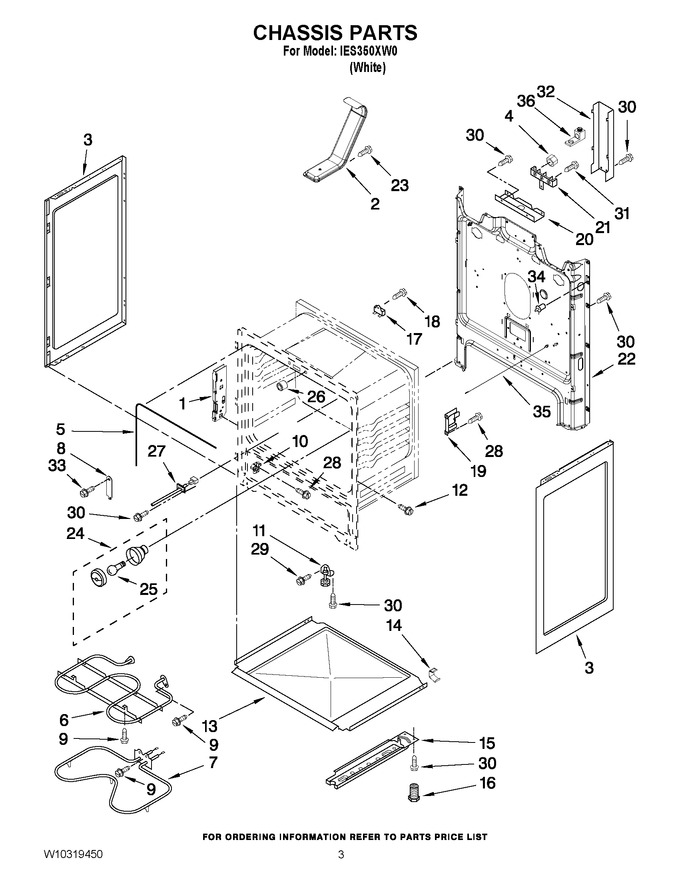 Diagram for IES350XW0