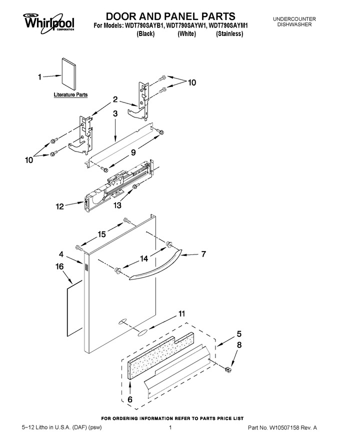 Diagram for WDT790SAYB1
