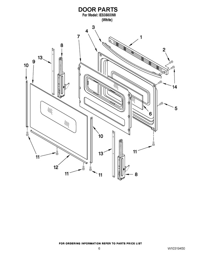Diagram for IES350XW0