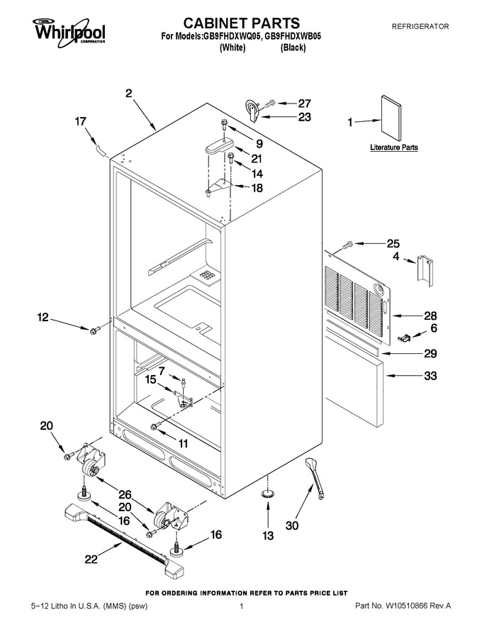 Diagram for GB9FHDXWB05