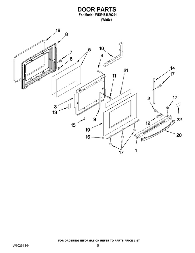 Diagram for WDE151LVQ01