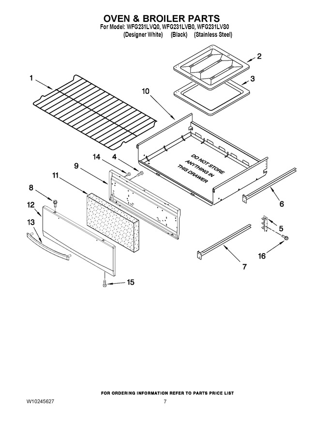 Diagram for WFG231LVQ0