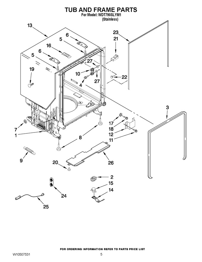 Diagram for WDT790SLYM1